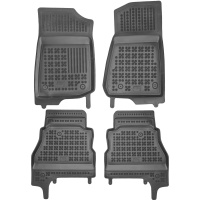 Gumov� vani�ky do interi�ru vozu Jeep Gladiator (Pro EU trh, model s Alpine sound system, 4x4 (AWD)) -- od roku v�roby 2021- (4-d�ln� sada)